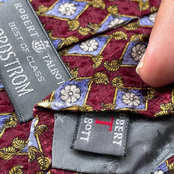 Robert Talbott Men Tie Fine Silk Necktie Classic Tie Made in the USA - Picture 9 of 9